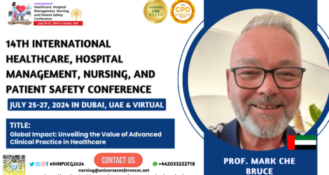 Prof. Mark Che Bruce _14th International Healthcare, Hospital Management, Nursing, and Patient Safety Conference