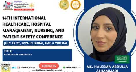 Ms. Haleema Abdulla Alhammadi_14th International Healthcare, Hospital Management, Nursing, and Patient Safety Conference
