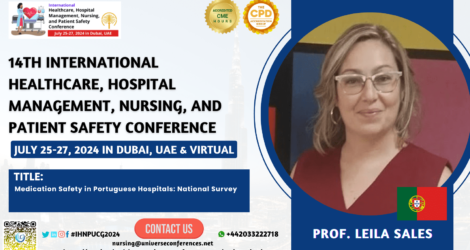 Prof. Leila Sales_14th International Healthcare, Hospital Management, Nursing, and Patient Safety Conference